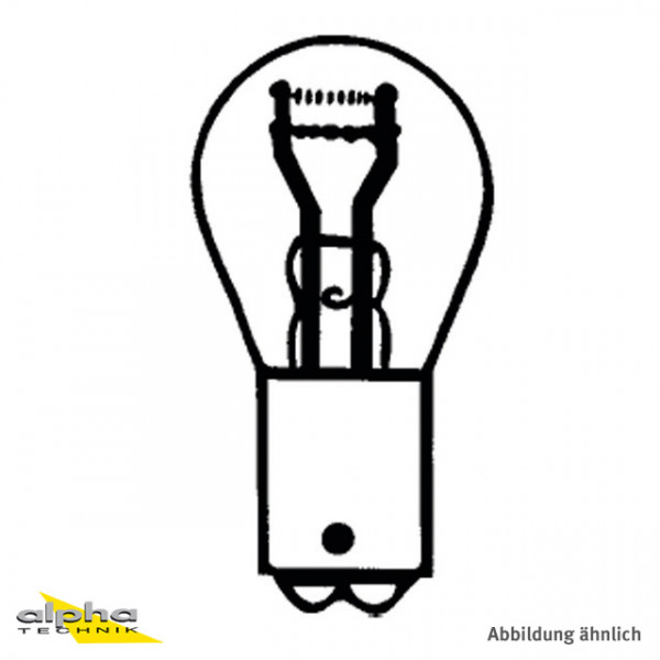 LAMPE P21 12V 21/5W BAY15d Kugelbirnchen 10er Pack