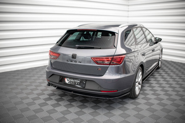 Heck Ansatz Flaps Diffusor V.1 passend für Seat Leon FR Sportstourer Mk3