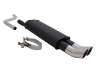 Novus Sportauspuff passend für VW Polo 2/3 86C 2x76mm DTM Novus Sportauspuff passend für VW Polo 2/3 86C 2x76mm DTM