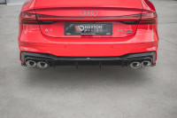 Diffusor Heck Ansatz + Endrohre passend für Audi A7 S-Line C8 / S7 C8 / Facelift Diffusor Heck Ansatz + Endrohre passend für Audi A7 S-Line C8 / S7 C8 / Facelift
