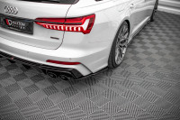 Heck Ansatz Flaps Diffusor passend für Audi A6 S-Line / S6 C8 / C8 Facelift Heck Ansatz Flaps Diffusor passend für Audi A6 S-Line / S6 C8 / C8 Facelift