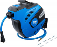 BGS Druckluftschlauch mit automatischem Aufroller 12 m + 2 m BGS Druckluftschlauch mit automatischem Aufroller 12 m + 2 m