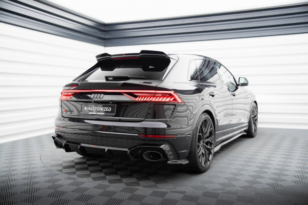 Prepreg Carbon Fiber Heck Ansatz Flaps Diffusor Für Audi RSQ8 Mk1