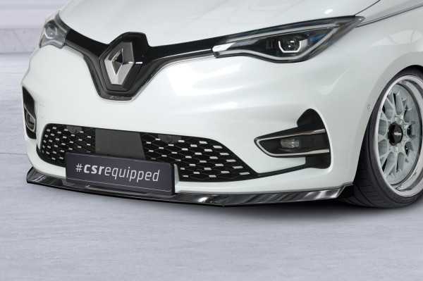 Cup-Spoilerlippe mit ABE für Renault Zoe CSL632 Schwarz Strukturiert