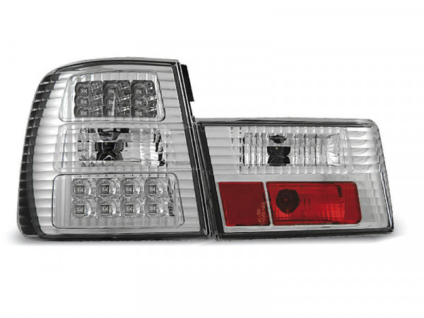 Led Rücklichter chrom passend für BMW E34 02.88-12.95 Limousine