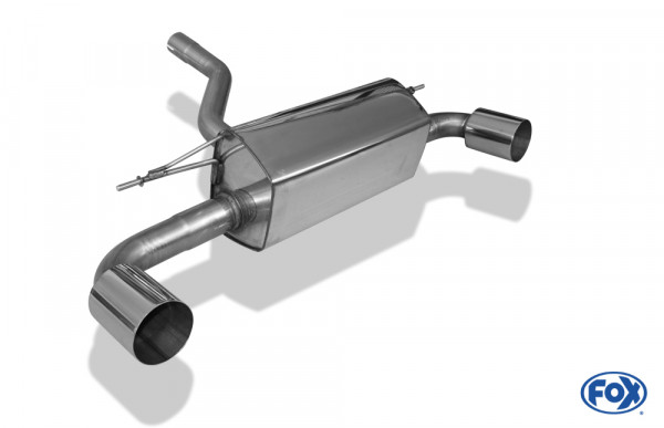 BMW F20/F21 - 120d Endschalldämpfer quer Ausgang rechts/links - 1x100 Typ 10 rechts/links