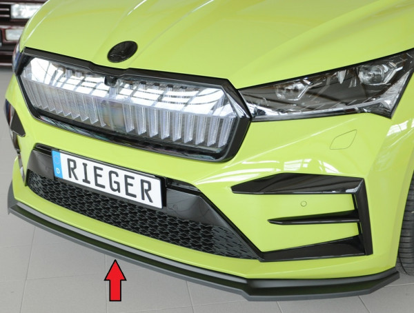 Rieger Spoilerschwert matt schwarz für Skoda Enyaq iV RS (NY) SUV (5AZ) 07.21-