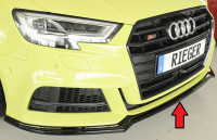 Rieger Spoilerschwert glanz schwarz für Audi A3 (8V) 5-tür. (Sportback 8VA) 09.16- (ab Facelift) Ausführung: Schwarz matt