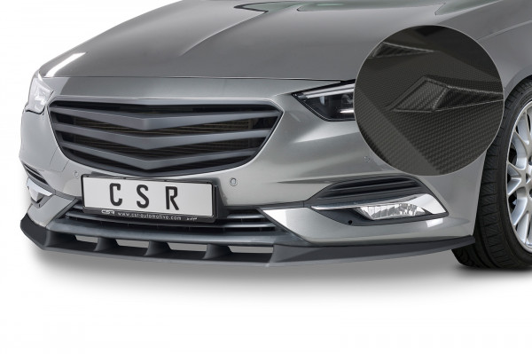 Cup-Spoilerlippe mit ABE für Opel Insignia B CSL431-M Carbon Look Matt