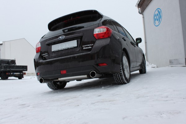 FOX Endschalldämpfer passend für Subaru Impreza GP 4x4 - 1x100 Typ 12 rechts/links