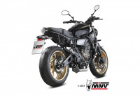 MIVV HR-1 Edelstahl Schwarz Endschalldämpfer passend für YAMAHA XSR 700 21-24 MIVV HR-1 Edelstahl Schwarz Endschalldämpfer passend für YAMAHA XSR 700 21-24