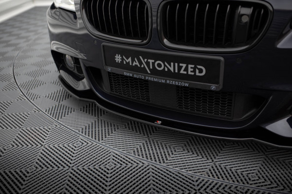 Front Ansatz V.2 Für BMW 5er F10/F11 M Paket Schwarz Hochglanz