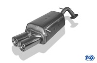 FOX Endschalldämpfer 2x80 Typ 13 passend für Hyundai Getz FOX Endschalldämpfer 2x80 Typ 13 passend für Hyundai Getz