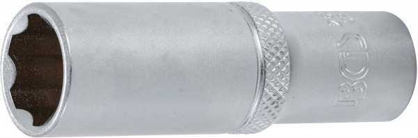 BGS Steckschlüssel-Einsatz Super Lock 14 mm tief, Innenvierkant 10 mm (3/8 Zoll)
