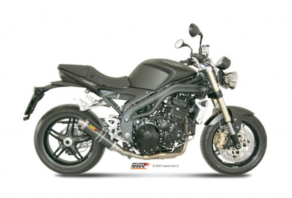 MIVV GP Carbon Endschalldämpfer passend für Triumph Speed Triple 07-10