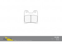 alpha Technik Bremsbelag Straße mit ABE passend für Yamaha Modelle alpha Technik Bremsbelag Straße mit ABE passend für Yamaha Modelle