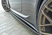 Seitenschweller Ansatz Für BMW M6 E63 Schwarz Hochglanz