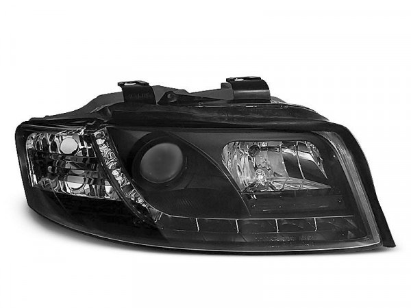 Scheinwerfer Tageslicht schwarz passend für Audi A4 10.00-10.04