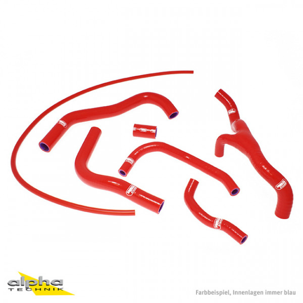 SAMCO SPORT Siliconschlauch Kit rot für Honda CBR600RR Modelljahr 2007-2023