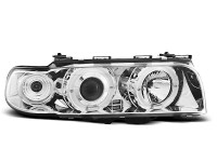 Scheinwerfer Angel Eyes chrom passend für BMW E38 06.94 - 08.98 Scheinwerfer Angel Eyes chrom passend für BMW E38 06.94 - 08.98