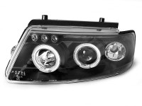 Scheinwerfer Angel Eyes schwarz passend für VW Passat B5 3B 11.96–08.00 Scheinwerfer Angel Eyes schwarz passend für VW Passat B5 3B 11.96–08.00