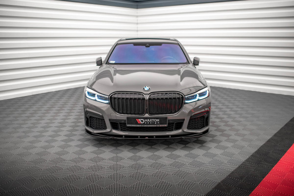 Front Ansatz V.1 Für BMW 7 M-Paket G11 / G12 Facelift Schwarz Hochglanz