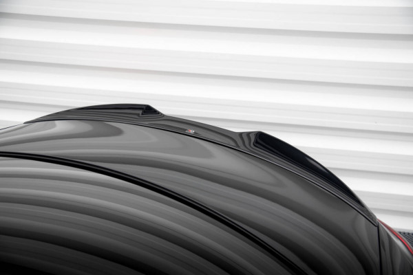 Spoiler CAP Für 3D Mercedes-Benz CLA Coupe C118 Schwarz Hochglanz