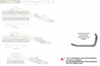 ARROW Krümmer passend für Honda CB 750 Hornet 23-24 ARROW Krümmer passend für Honda CB 750 Hornet 23-24