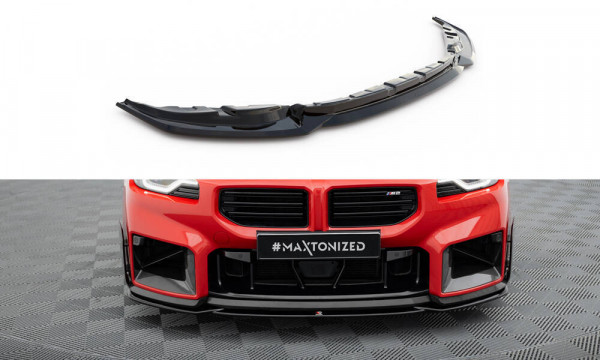 Front Ansatz Für BMW M2 M-Performance G87 Schwarz Hochglanz