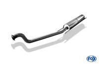 FOX Vorschalldämpfer Ø50mm passend für Opel Astra G FOX Vorschalldämpfer Ø50mm passend für Opel Astra G