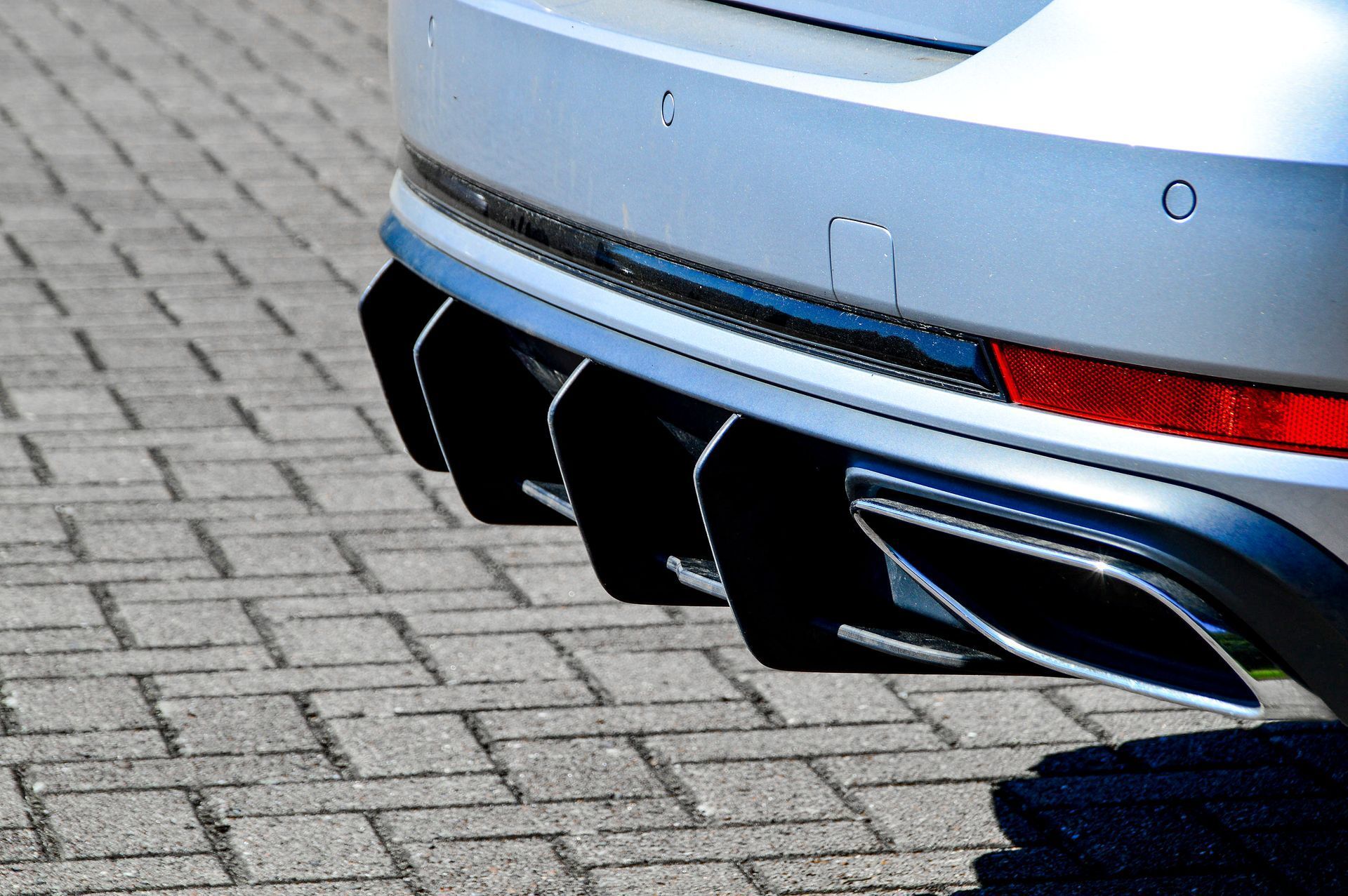 Gefräster Heckansatz aus ABS für Audi A4 B9 Avant Vorfacelift, Heckansätze, Aerodynamik, Auto Tuning