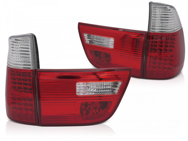 LED Rückleuchten rot weiß passend für BMW X5 E53 09.99-10.03