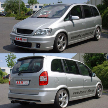 K.A.W. Tieferlegungsfedern für Opel Zafira A ab 10/1999 bis 06/2005