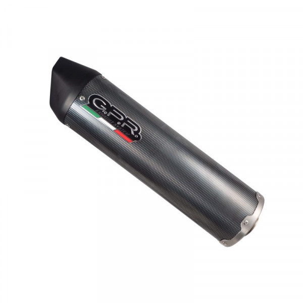 Aprilia Tuono V4 1100 - Rr - Factory 2015-2016, Furore Poppy, Racing slip-on exhaust including link