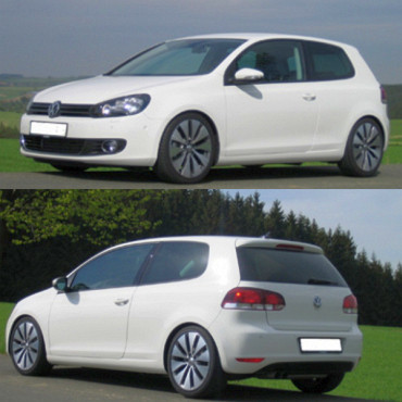 K.A.W. Tieferlegungsfedern für Volkswagen Golf 6 GTD 1K ab 04/2009 bis 11/2012