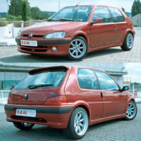K.A.W. Tieferlegungsfedern passend für Peugeot 106 Limousine (09/1991–05/2005) K.A.W. Tieferlegungsfedern passend für Peugeot 106 Limousine (09/1991–05/2005)
