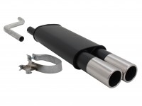 Novus Sportauspuff passend für VW Polo 2/3 86C 2x90mm Novus Sportauspuff passend für VW Polo 2/3 86C 2x90mm