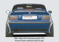 Rieger Heckschürze RT 04 (V1) passend für BMW 3er E36 Cabrio Rieger Heckschürze RT 04 (V1) passend für BMW 3er E36 Cabrio