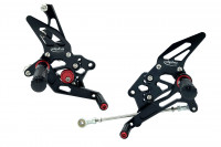 TRACK Fußrastenanlage schwarz passend für Yamaha YZF-R3 / MT-03 ab 2017 TRACK Fußrastenanlage schwarz passend für Yamaha YZF-R3 / MT-03 ab 2017