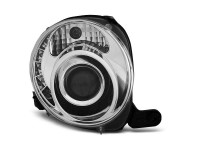 Scheinwerfer passend für Fiat 500 07-15 chrom LED Scheinwerfer passend für Fiat 500 07-15 chrom LED