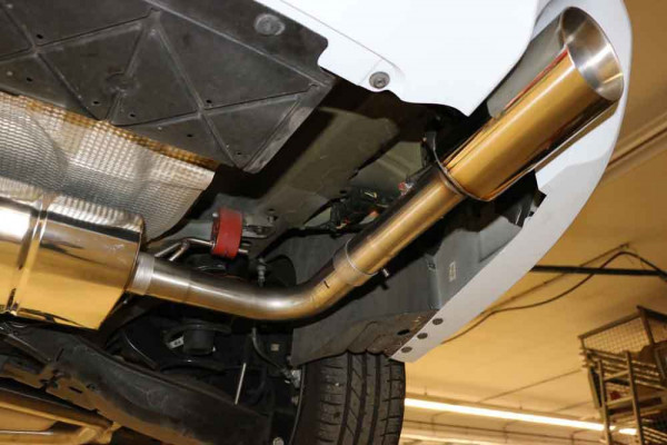 FOX ST-Look Endschalldämpfer passend für Ford Focus IV Turnier ab 2018 - Ausgang rechts/links 1x100