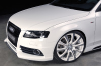 Rieger Spoilerschwert carbon look für Audi A4 S4 (B8/B81) Lim. 11.08-12.11 (bis Facelift) Ausführung: Schwarz matt