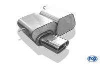 FOX Endschalldämpfer 135x80 Typ 53 passend für BMW E46 Compact FOX Endschalldämpfer 135x80 Typ 53 passend für BMW E46 Compact