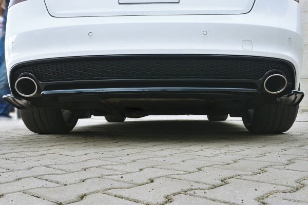 Heckansatz Heckdiffusor aus ABS passend für Audi A5 B8 mit S-Line Diffusor