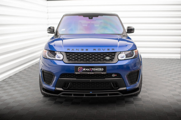 Front Ansatz V.2 Für Land Rover Range Rover Sport SVR Mk2 Schwarz Hochglanz