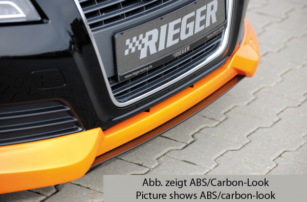 Rieger Spoilerschwert matt schwarz für Audi A3 (8P) Cabrio 07.08- (ab Facelift)