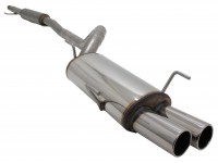 Novus Sportauspuff passend für Opel Corsa C 2x76mm Novus Sportauspuff passend für Opel Corsa C 2x76mm