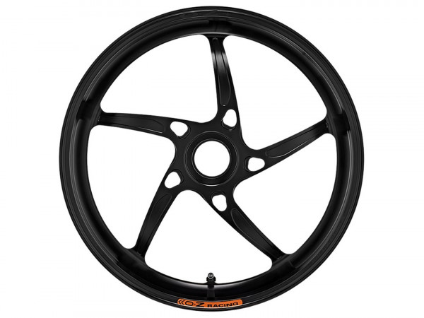 OZ Piega Aluminium hinten in schwarz glänzend für KTM 1290 Super Duke R / GT Modelljahr 2016-2020