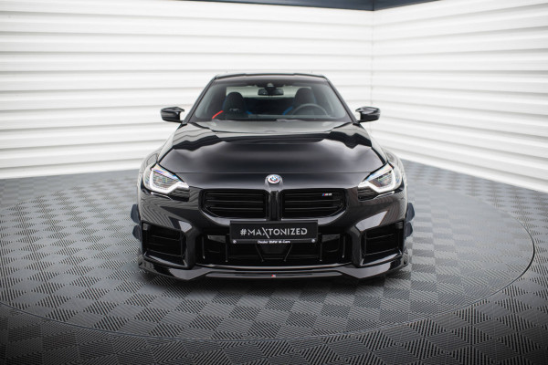 Front Ansatz V.1 Für BMW M2 G87 Schwarz Hochglanz