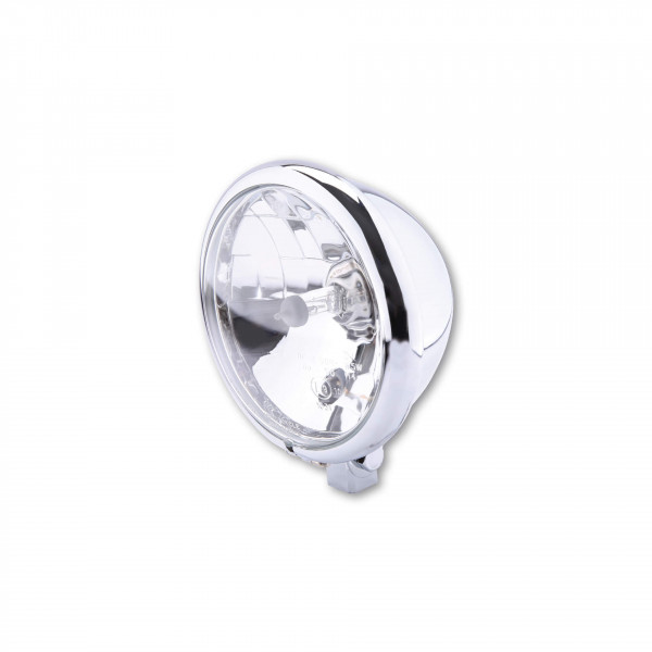 SHIN YO 5 3/4 Zoll Scheinwerfer Bates Style Schwarz seidenmatt